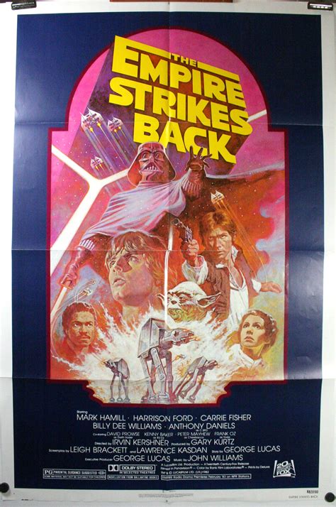STAR WARS EPISODE V THE EMPIRE STRIKES BACK 1 Sheet Original1982 Re