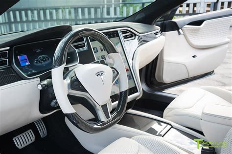 Find a tesla model s for sale. Custom Bentley Linen Model S 2.0 Interior - Gloss Carbon ...