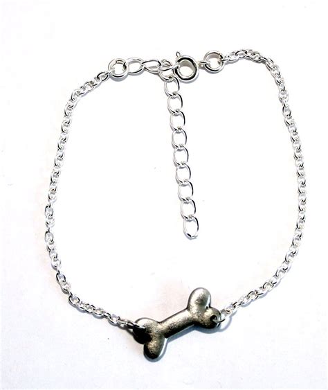 Dog Bone Anklet Ankle Bracelet Chain Handmade In Britain2 H