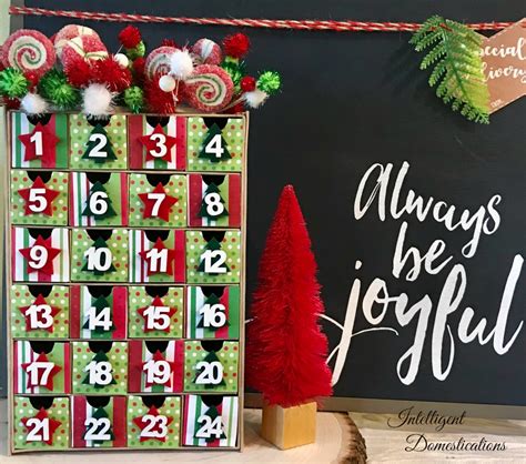 Holiday Ornaments Advent Calendar Christmas Countdown Themed Diy