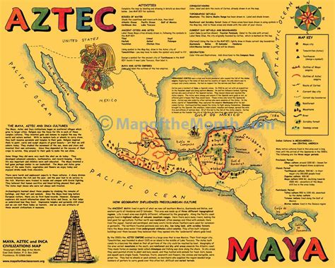 Aztec Mayan Inca Map World Map 07