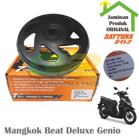 Daytona Mangkok Kampas Ganda Beat Deluxe Genio Rumah Kopling Otomatis