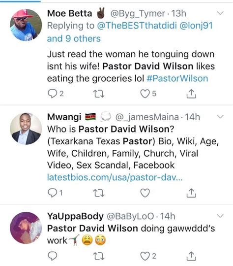 Scandal Married Pastor David Wilson Caught Eating Another Womans As