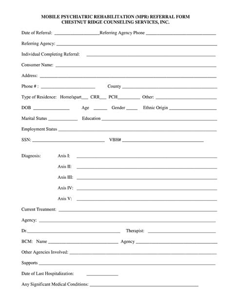 Counselling Referral Form Template Fill Out And Sign Online Dochub