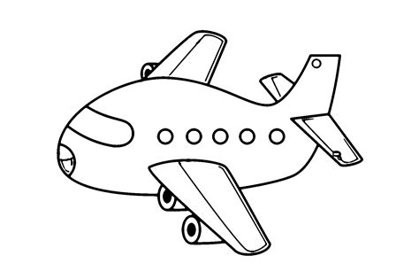 10 Free Airplane Coloring Pages For Kids