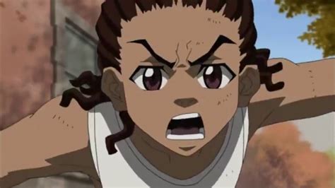 Boondocks Riley And Huey Fight