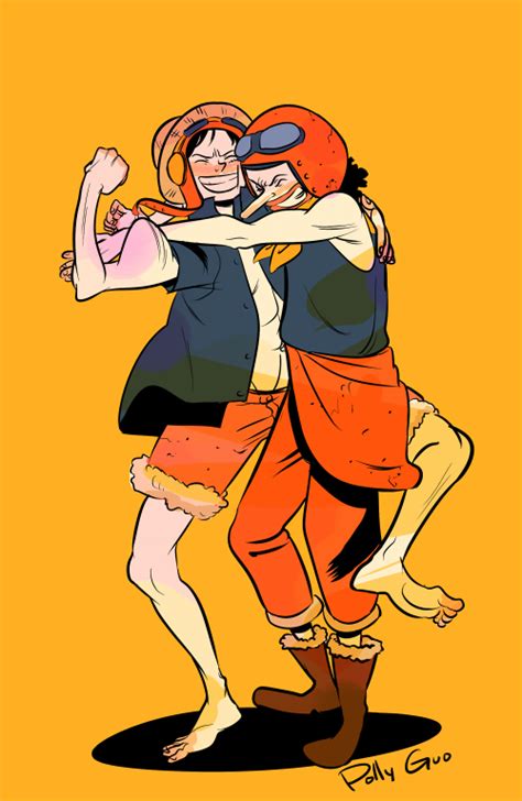 Maybe you would like to learn more about one of these? luffy usopp commission by PollyGuo on DeviantArt