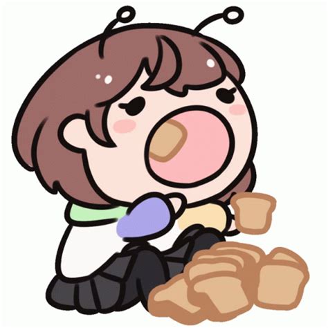 Amicyberspace Eat Bread Sticker Amicyberspace Eat Bread Descubrir Y Compartir GIFs Gifs