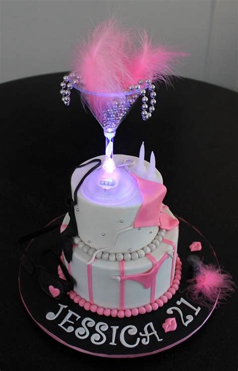 Simple Party girl 21st birthday cake!! | A way to look at life