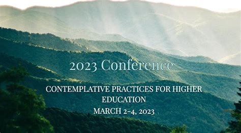 Contemplative Practices For Higher Education Conference Contemplative