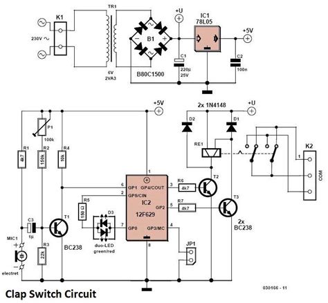 State • system state changes with input. Clap Switch Circuit