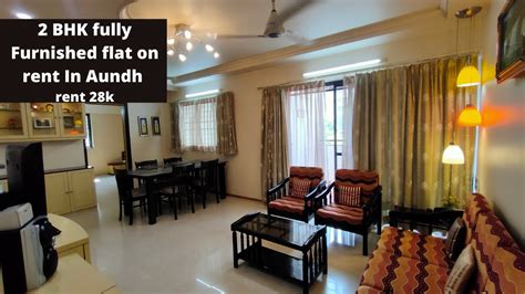 2 Bhk Fully Furnished Flat On Rent In Aundh Youtube