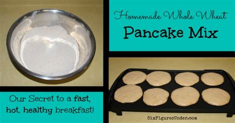 Save Money with Homemade Pancake Mix- SixFiguresUnder.com