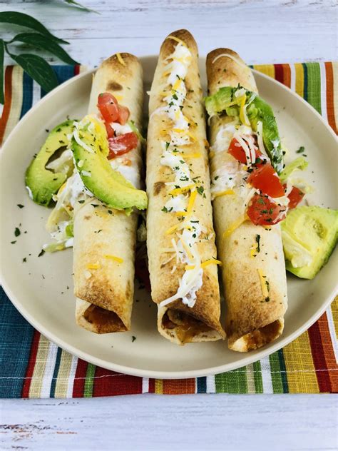 Baked Rolled Tacos Slow Cooker Living