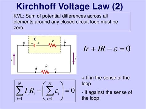 Ppt Kirchhoffs Rules Powerpoint Presentation Free Download Id7005353