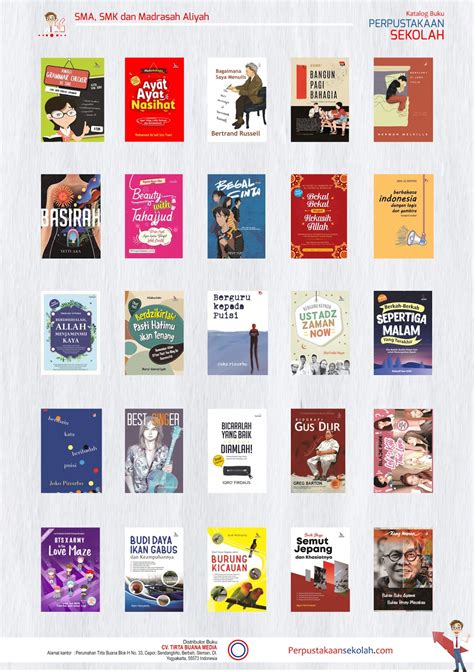 Contoh Katalog Buku Di Perpustakaan Katalog Buku Untuk Perpustakaan