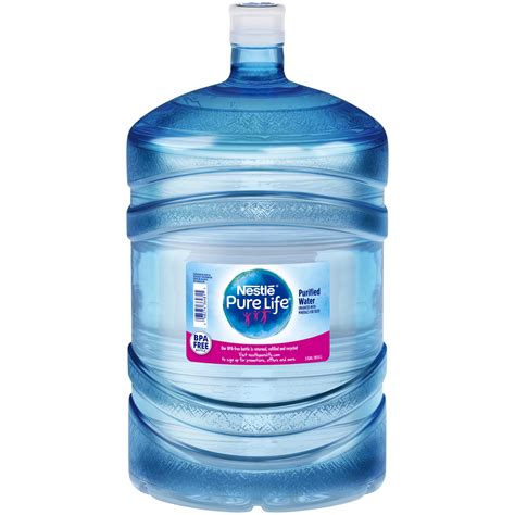 Nestle Pure Life Purified Water Gallon Plastic Bottled Water Single Bottle Walmart Com