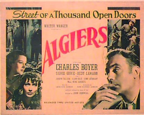 Algiers 1938 Us Half Sheet Poster Posteritati Movie Poster Gallery
