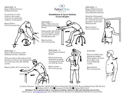 However, for some reasons, your shoulder might get pain and it can affect your normal life. Frozen shoulder exercises- good website attached to the ...