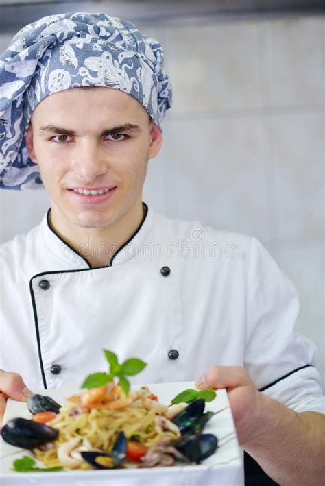 Chef Preparing Food Stock Photo Image Of Diet Profession 49241976