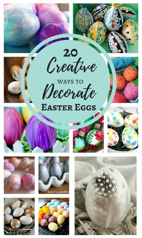 20 Creative Ways To Decorate Easter Eggs Merry Monday