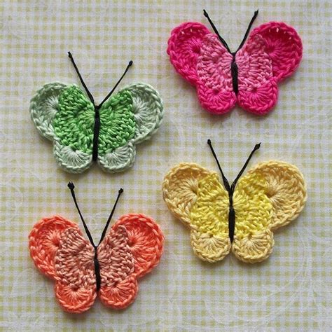 Free Crochet Patterns Free Crochet Butterfly Patterns Mariposas