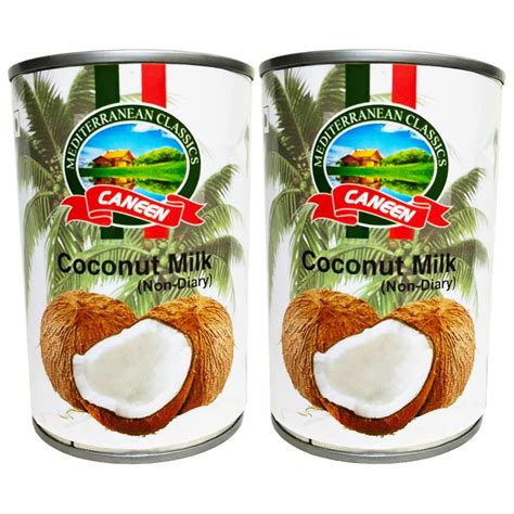 CANEEN Coconut Milk Pure and Natural Non Diary Can Coconut Milk-400 Ml