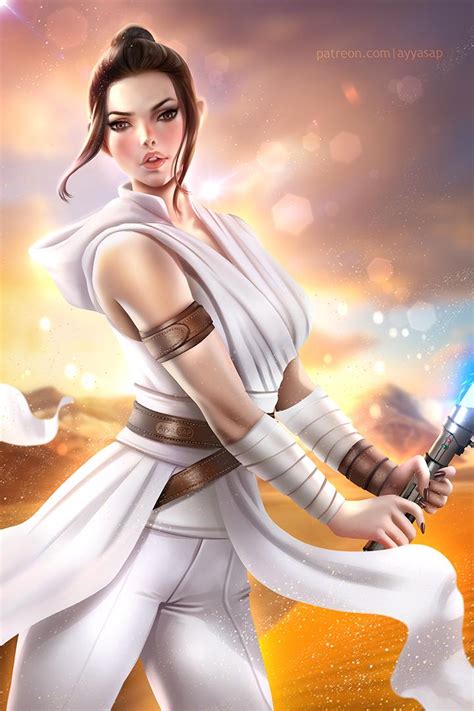 rey by ayyasap on deviantart star wars girls rey star wars jedi outfit