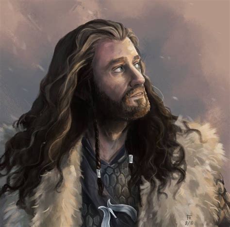 Thorin Oakenshield Richard Armitage Male Portrait Middle Earth Lotr
