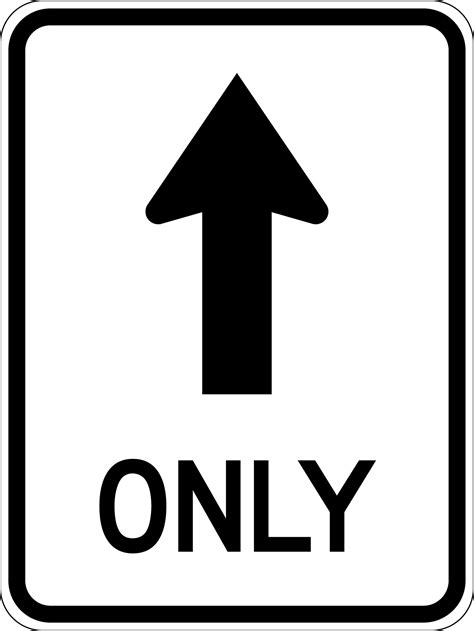 One Way Sign One Way Sign With Left Arrow 18x12 3m Engineer Grade