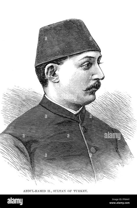 Abdul Hamid Ii 1842 1918 Nsultan Of Turkey 1876 1909 Wood