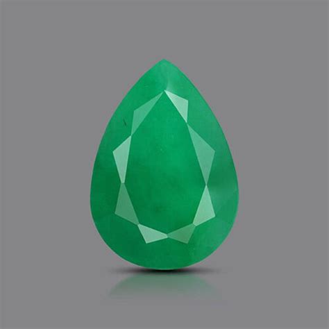 737ct Iigj Certified Natural Brazilian Emerald Pear Shape Green Loose