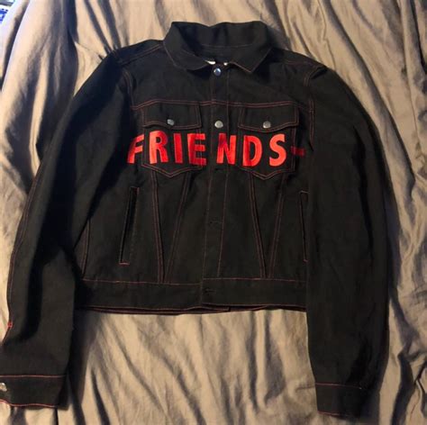 Vlone Vlone Friends Denim Jacket Xl Grailed