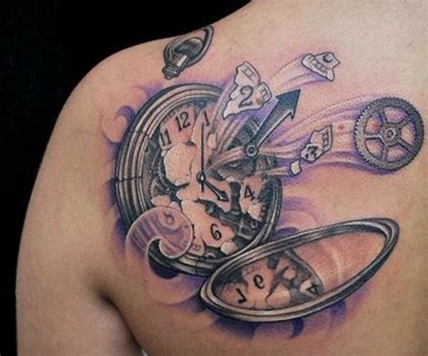 Https://wstravely.com/tattoo/clock And Broken Heart Tattoo Designs