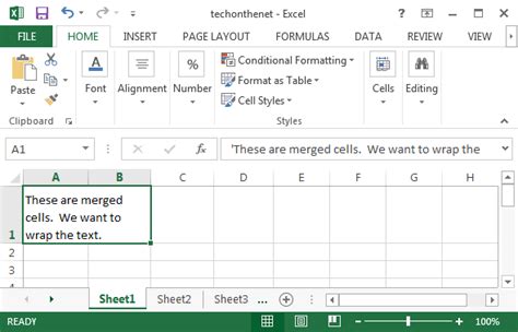 Merge Cells And Wrap Text In Excel Printable Templates