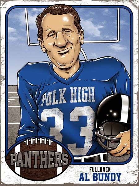 When a player on your fantasy football team scores 4 touchdowns in a single game. INSIDE THE ROCK POSTER FRAME BLOG: Touchdown Bundy Poster by Darin Shock