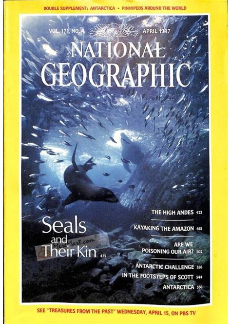 National Geographic Magazine April 1987