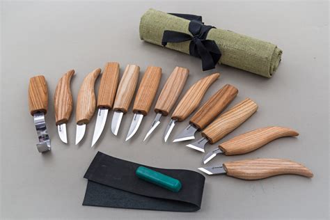 S10 Wood Carving Set Of 12 Knives Beaver Craft Wood Carving Tools
