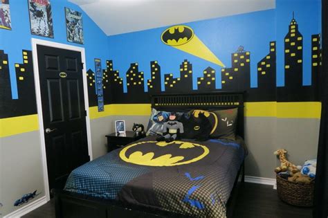 Pin By Jennifer Ours On Gavin Bedroom Boys Bedroom Themes Batman