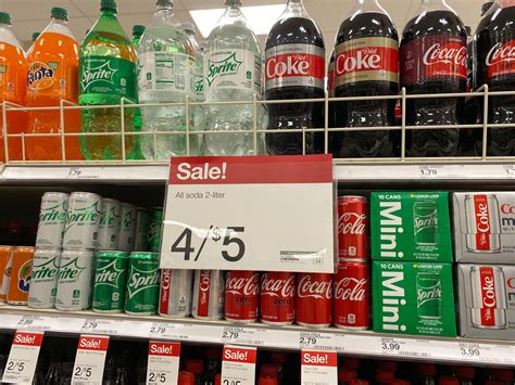 Up To 40 Off Soda 2 Liter Bottles And 12 Packs At Target Hip2save