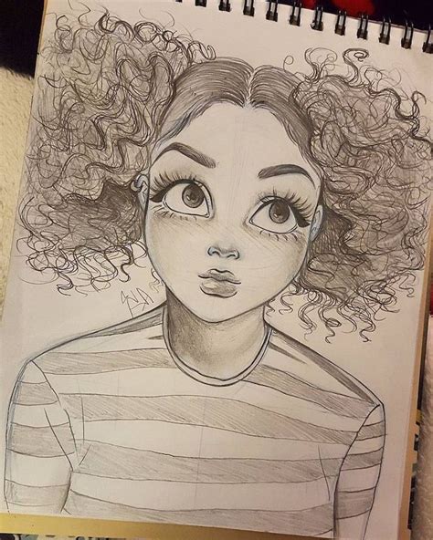 コレクション Easy Drawings Of Girls With Curly Hair 171122 Easy Drawing Of A Girl With Curly Hair