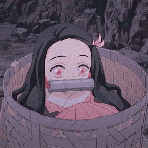 Nezuko Icon Aesthetic Demônio Em Desenho Anime Kawaii Shows De Anime