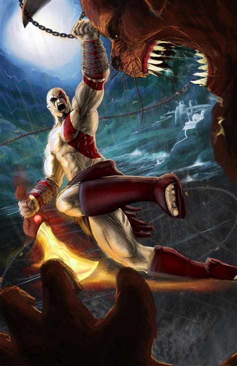 Kratos By Airwalkinman On Deviantart
