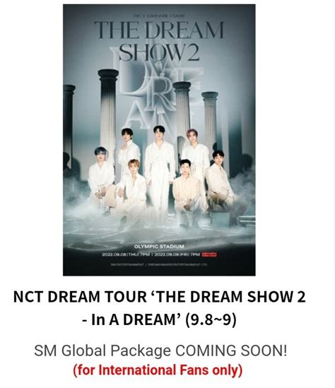 Nct Dream Center On Twitter Nct Dream Tour The Dream Show 2 In A