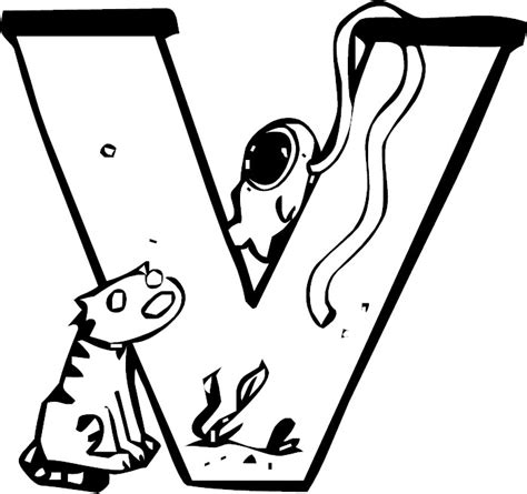 Alphabet Coloring Pages