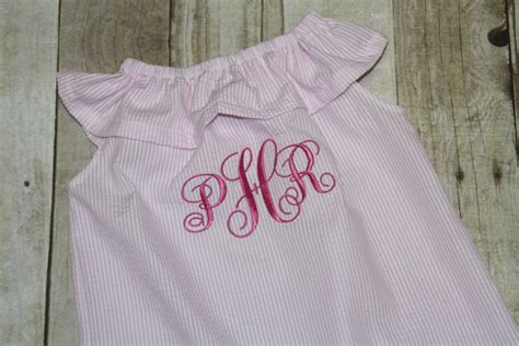 This Listing Is A Monogramming Add On To Your Order This Is For One Monogram For One Clothing