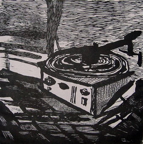 Gramophone Drawing by Irina Martjanova