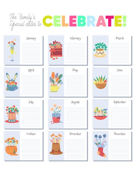 8 Best Images Of Printable Birthday Chart Printable Classroom