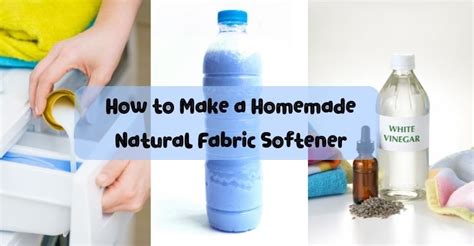 How To Make A Homemade Natural Fabric Softener Easy Recipes