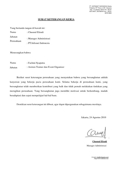 Contoh Surat Pernyataan Lengkap